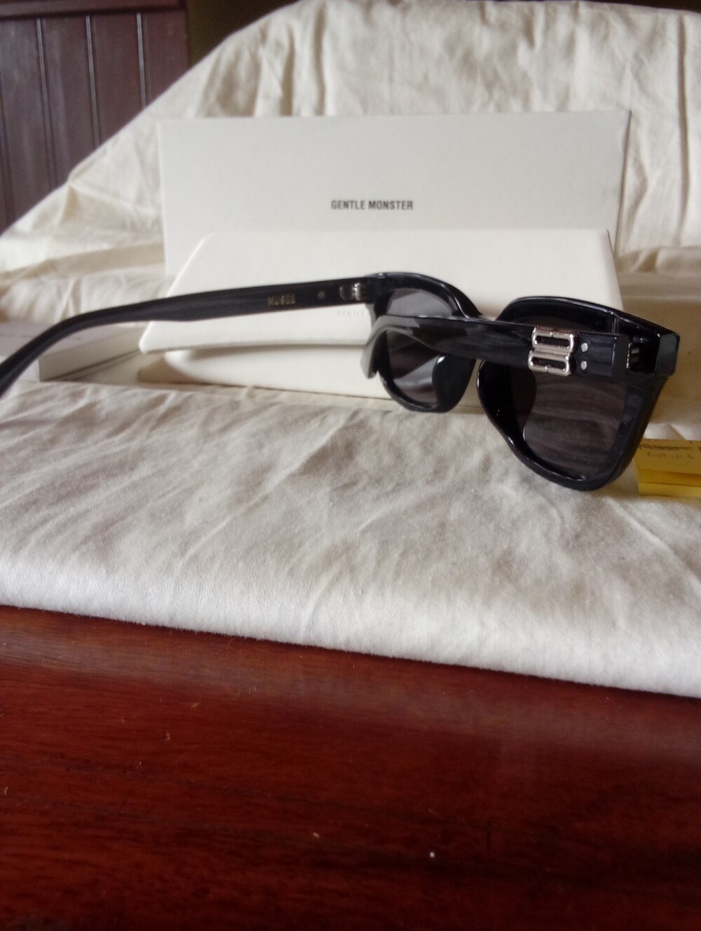 NEW GENTLE MONSTER Musee 01 Black Square Sunglasses - Picture 2 of 3